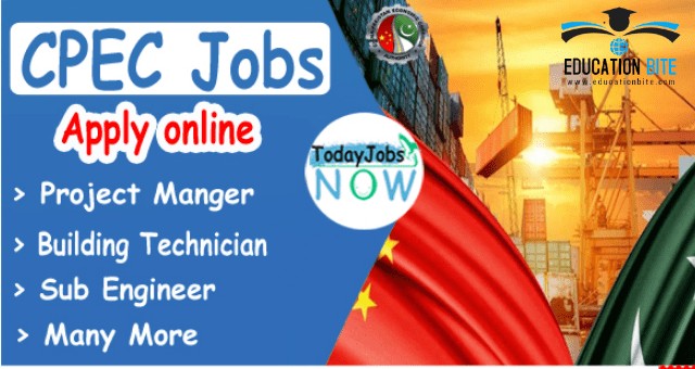 CPEC latest jobs 2021, educationbite.com